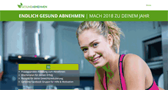 Desktop Screenshot of gesund-abnehmen.com