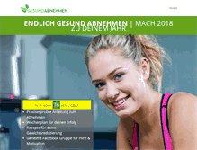 Tablet Screenshot of gesund-abnehmen.com